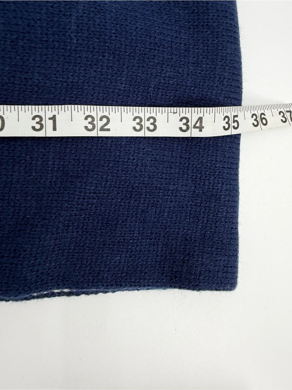 Christmas Scarf Snowman Navy Blue Knit Let it Snow Fair Isle Classic Kmart 70